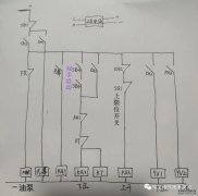 液壓機控制電路原理圖，與常見電氣故障